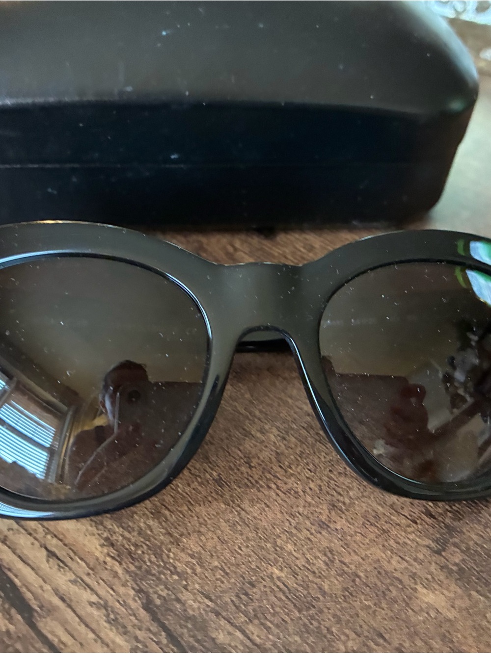 Classic coach cat eyes Black Oversized Sunglasses